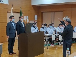 写真：みどり市群馬県民スポーツ大会秋季大会結団式