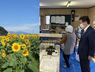 写真：第27回ひまわりの花畑まつりがはじまりました