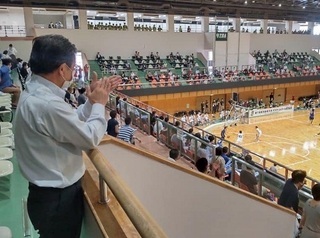写真：いちご一会とちぎ国体（第77回国民体育大会）視察