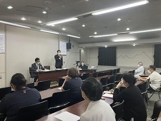 写真：桐生厚生総合病院管理者・副管理者と職員との意見交換会