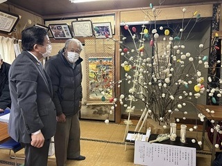 写真：小夜戸小正月飾り
