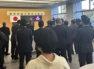 写真：群馬県議会新春交流会・上毛新聞社新年交歓会