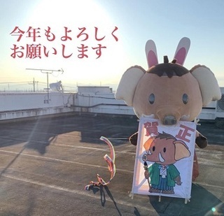 写真：新年明けましておめでとうございます。