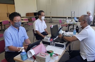 写真：献血