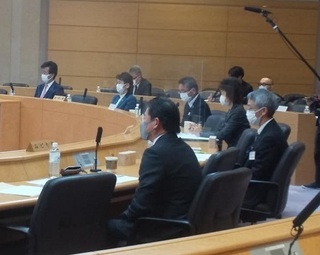 写真：群馬県知事と群馬県市長会との朝の会