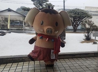 写真：大雪に警戒してください