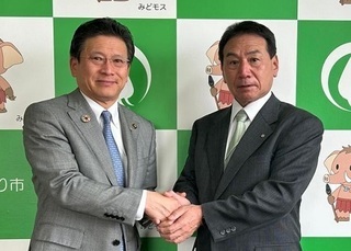 写真：青森県南部町長がいらっしゃいました