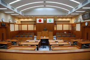 写真：議場