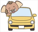イラスト:車