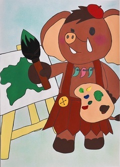 絵:画家