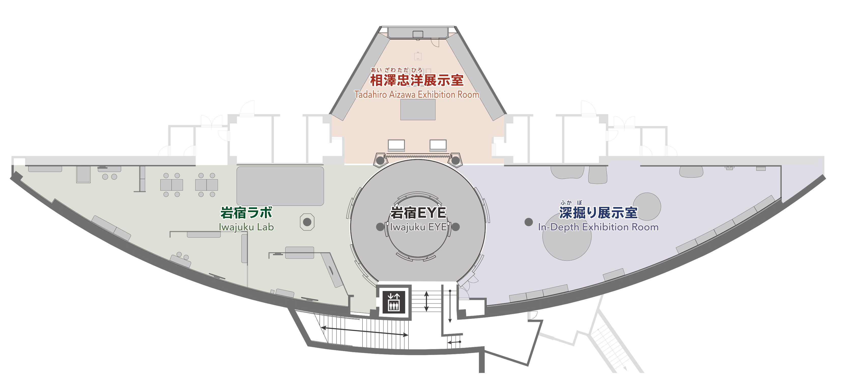 常設展示室フロアマップ