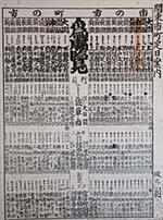 写真：市の番付表
