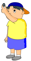 イラスト：お金を見ている男の子