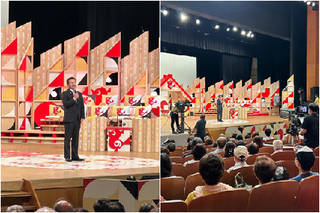 写真：グンエイホールPALでNHKのど自慢を開催