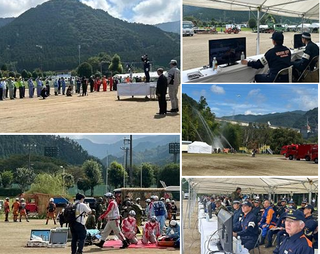 写真：群馬県総合防災訓練を実施