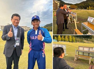 写真：佐野市にクリケット「エンバシーカップ2023」を視察