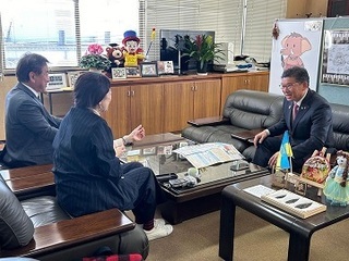 写真：FM桐生　令和6年年頭あいさつ収録