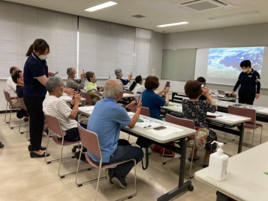 写真：みどり市スマホ教室を開催
