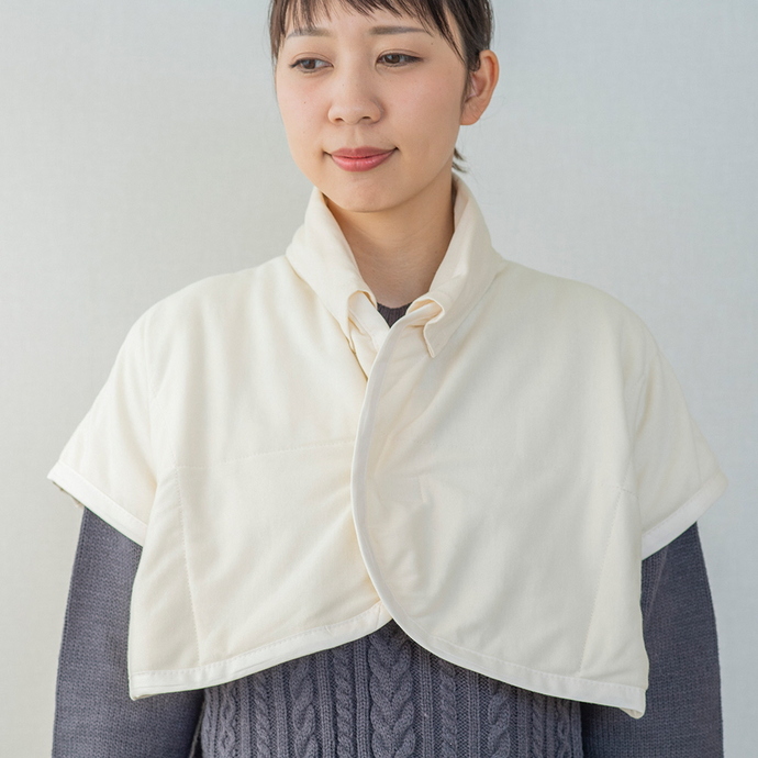 手洗OK 群馬県産シルクわたの肩当(衿カバー2枚付き)｜丸三綿業株式会社