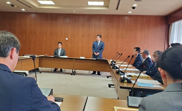 写真：第3回桐生・みどり共同事業協議会の会議の様子