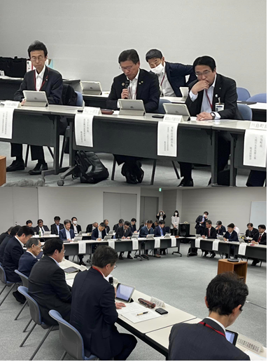 写真：関東治水期成同盟会連合会での意見交換会