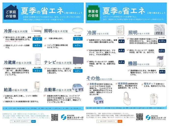 冬季の省エネの取り組み