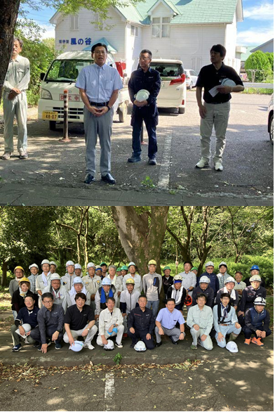 写真：群馬県森林土木建設協会のボランティア活動