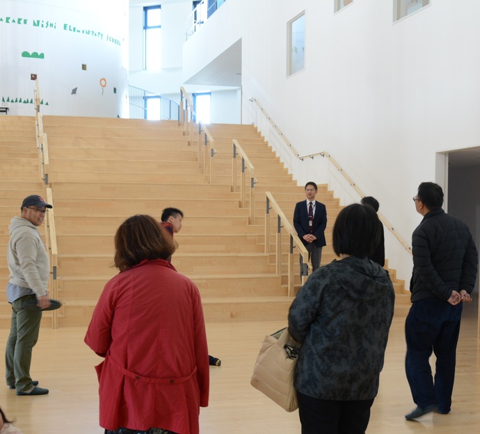 笠懸西小学校見学