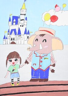 写真:「キャストのみどモス」の絵