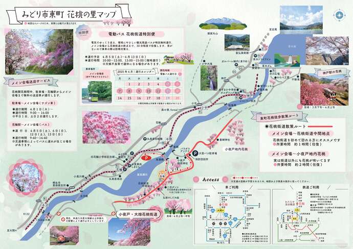 小夜戸・大畑花桃街道（2）