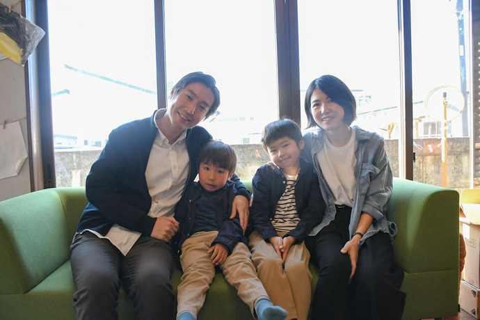 松島咲季子さん・尾池伸雄さんご家族