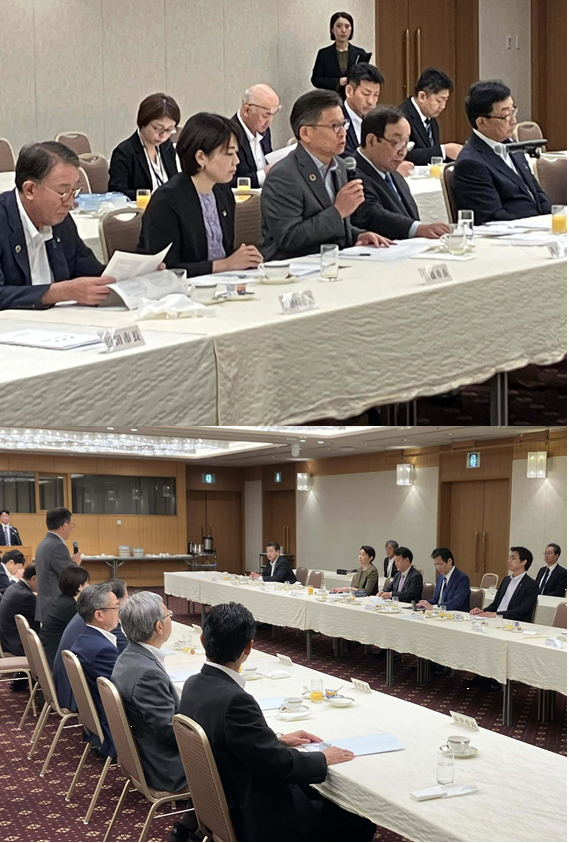 写真：群馬県選出国会議員への要望