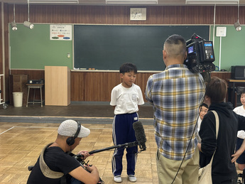 インタビューの様子