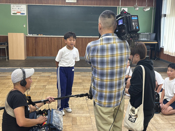 インタビューの様子