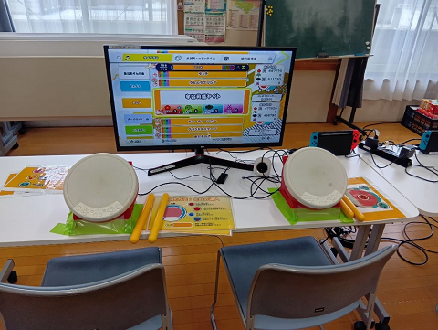 シニア向け太鼓の達人体験