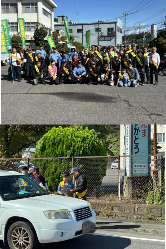 写真:みどり市交通安全二輪車パレード