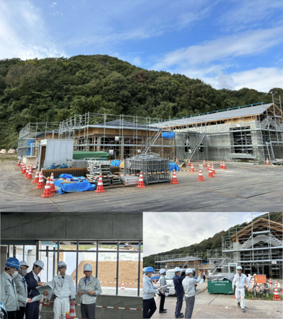 写真:湯~トピアみどモスパ建設現場視察