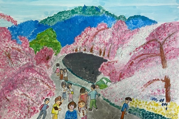 絵の写真：東の花もも