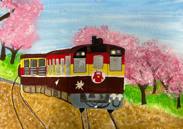 絵の写真：花桃