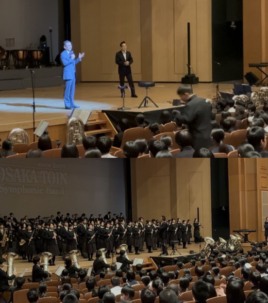 写真:大阪桐蔭高等学校吹奏楽部芸術鑑賞会