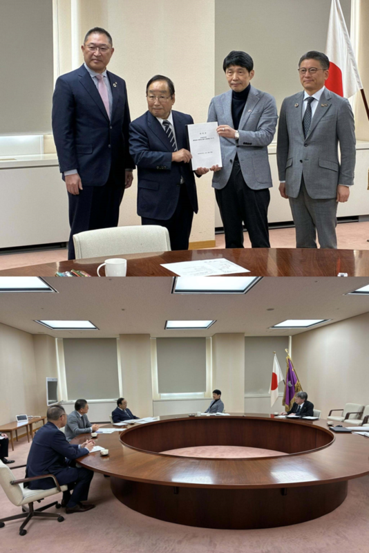 写真:令和8年度県市長会からの県知事要望