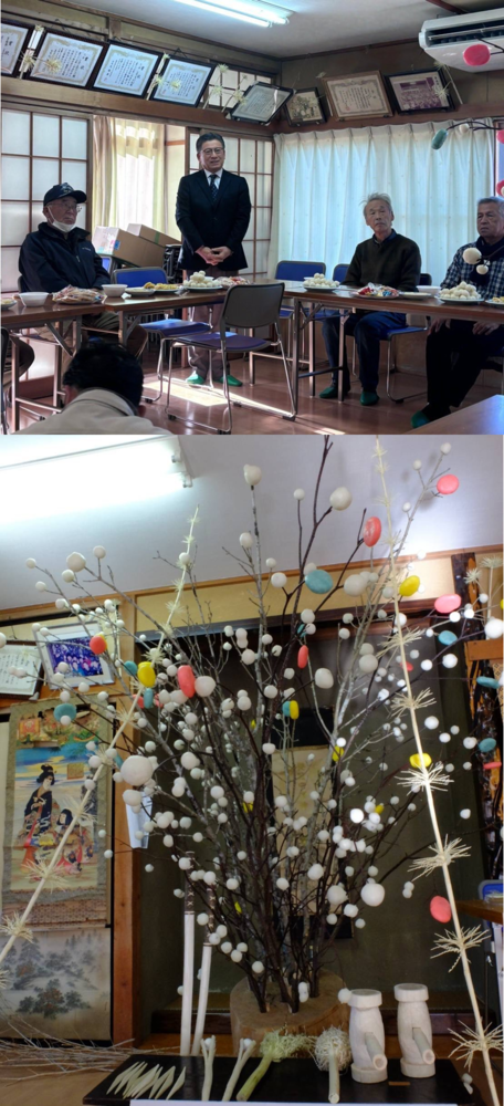 写真：小夜戸小正月飾り