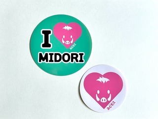 写真:みどモスステッカー