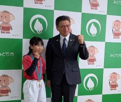 写真：全国小学生ソフトテニス大会出場