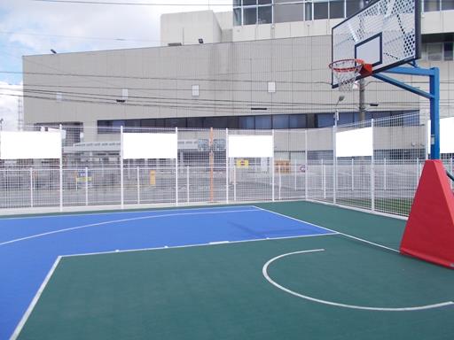 バスケットコート枠写真