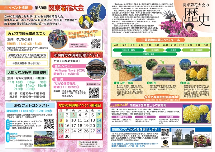 関東菊花大会チラシ裏